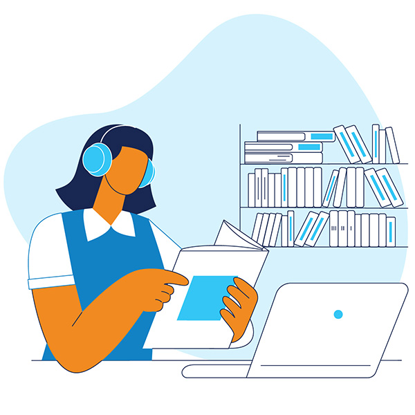 students playing chess in library