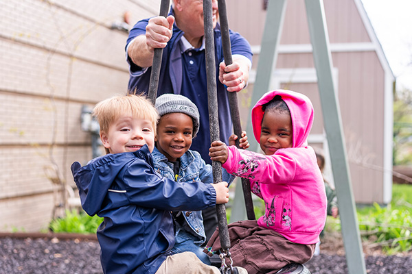 Children on playground