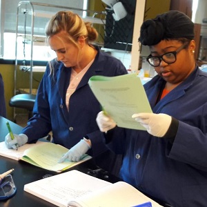 Teachers donned lab coats, gloves and got hands-on biotechnology lessons during STLCC’s Bio-Bench Workshop.