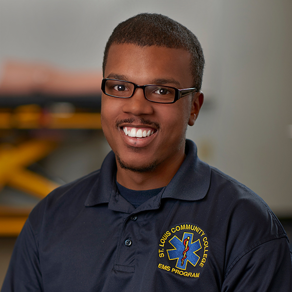 Paramedic Technology student