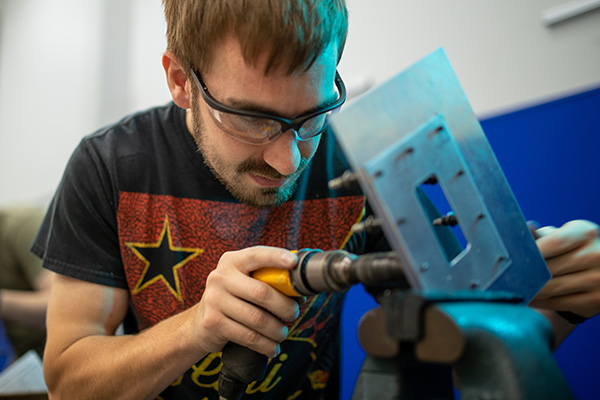 Boeing riveter student