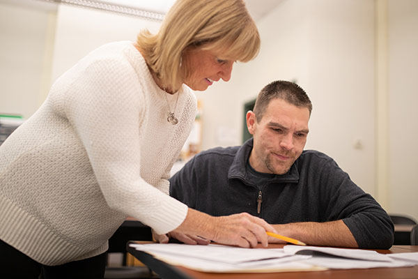 Student in the FastTrack HiSET program